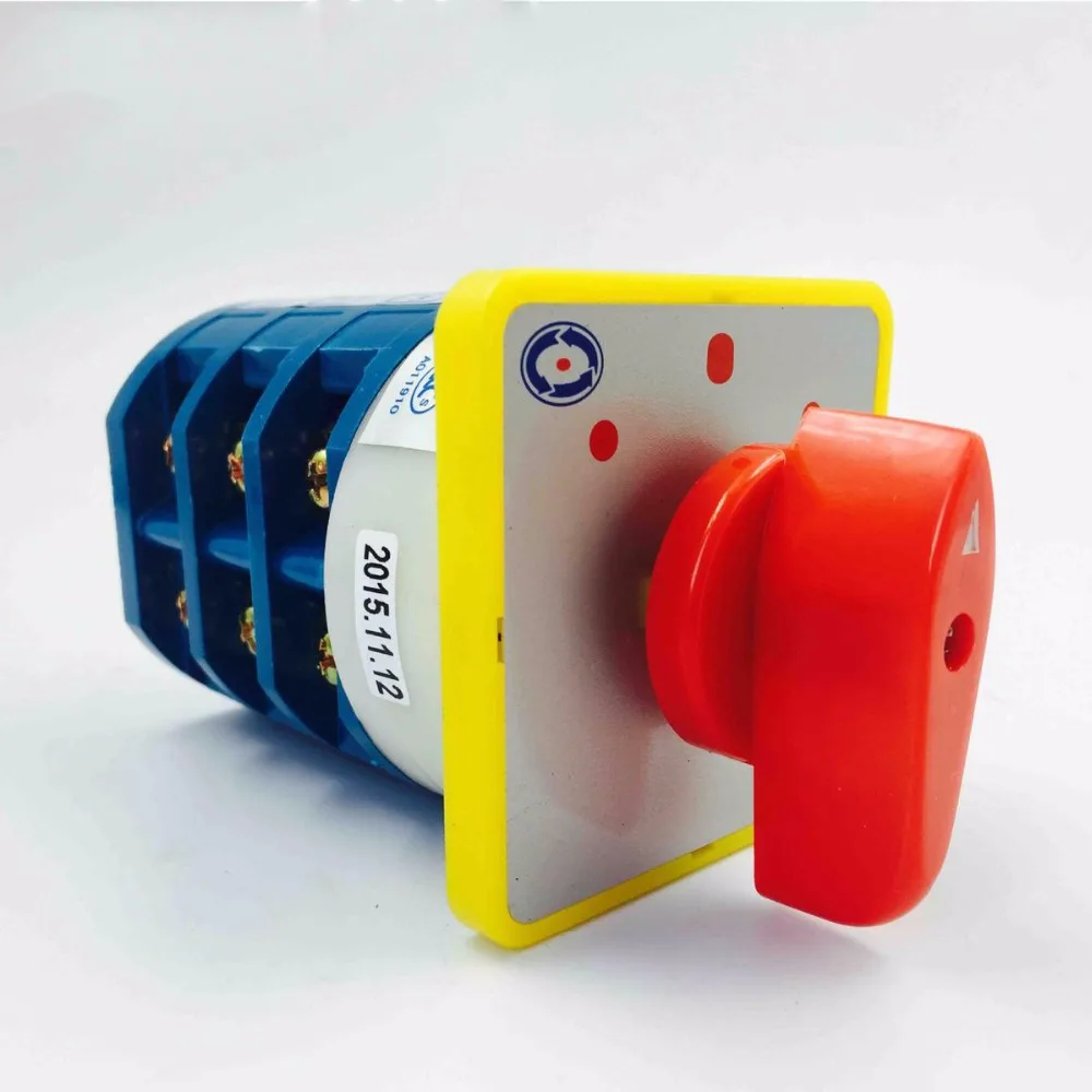 Yacht Ship Switch LW5 40/3 Rotating Knob Universal Change over Switch 3