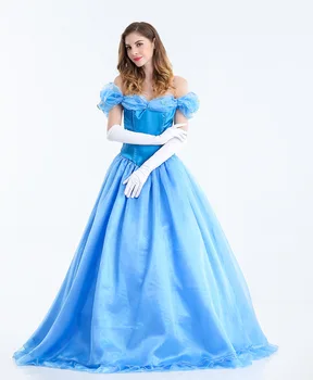 

Cinderella costume adult princess Cinderella dress halloween costumes for women fantasy women cosplay costume women wholesale