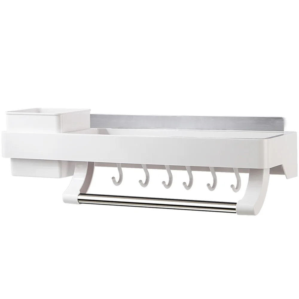 Non-porous multi-function wall-mounted kitchen rack storage rack seasoning rack kitchen knife holder wx8110959 Non-porous multi-function wall-mounted kitchen rack storage rack seasoning rack kitchen knife holder wx8110959
