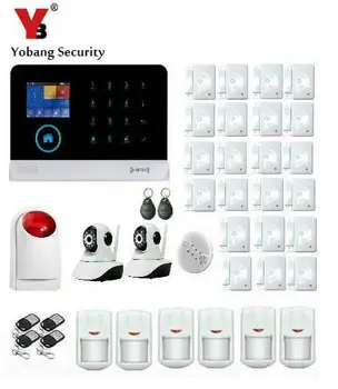 

Yobang Security- Intelligent Android IOS App Remote Control WIFI GSM Alarm Door Window Alarm Sensors Home Security Protection
