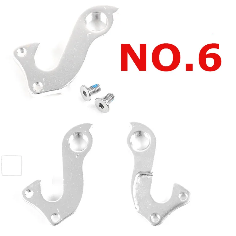 Excellent MTB Mountain Bike Folding Bicycle Rear Aluminum Tail Hook  With Screws Rear Frame Accessories 5