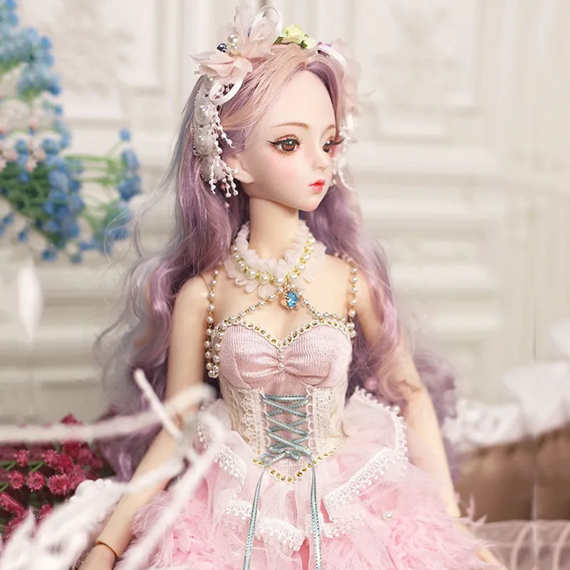 BJD куклы 60 см/22 дюйма Реалистичные модные для девочек 26 суставов ручная работа 1/3 с
