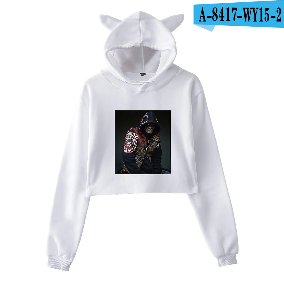 Mongrel Mob Cat Ear Hoodie Sweatshirt Sexy Girl Fashion Popular New European Style Harajuku 2018 NEW Sweatshirt oversized hoodie Hoodies & Sweatshirts