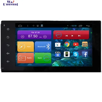 

WANUSUAL 7 Inch Quad Core 16G Android 6.0 Car Radio Player for Toyota Universal With GPS Bluetooth Wifi Mirror Link 1024*600 Map