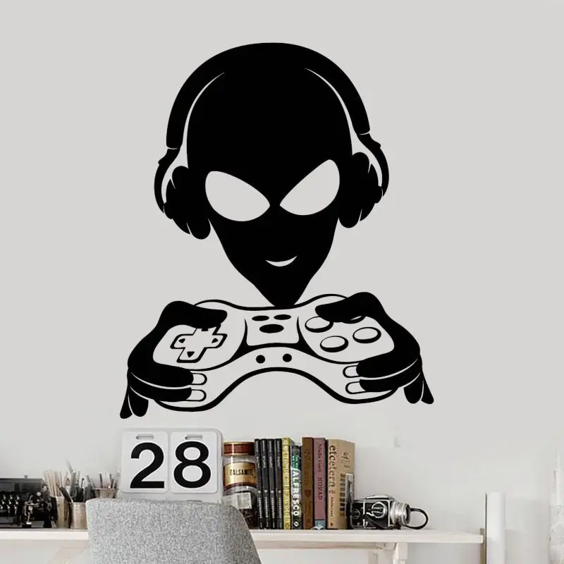 DETAL Gamer Decal Gaming Posters Gamer vinilo Wall Decals Parede Decor Mural etiqueta engomada del juego de video  G9412