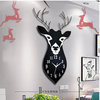 

Nordic Creative Wall Clock Living Room Home Modern Decorative Silent Digital Clock Home Decor Wall Watch Quartz Clock Large 314