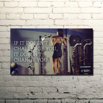 

Bodybuilding Motivational Quote Art Silk Poster Print 13x24 24x43inches Gym Room Decor Fitness Sports Picture 02-17