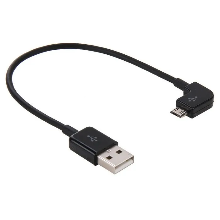 Black or White Left angled 90 degree Micro USB Male to Data Charge Cable 20cm 1m 2m 3m 5m 100cm for Tablet | Компьютеры и офис