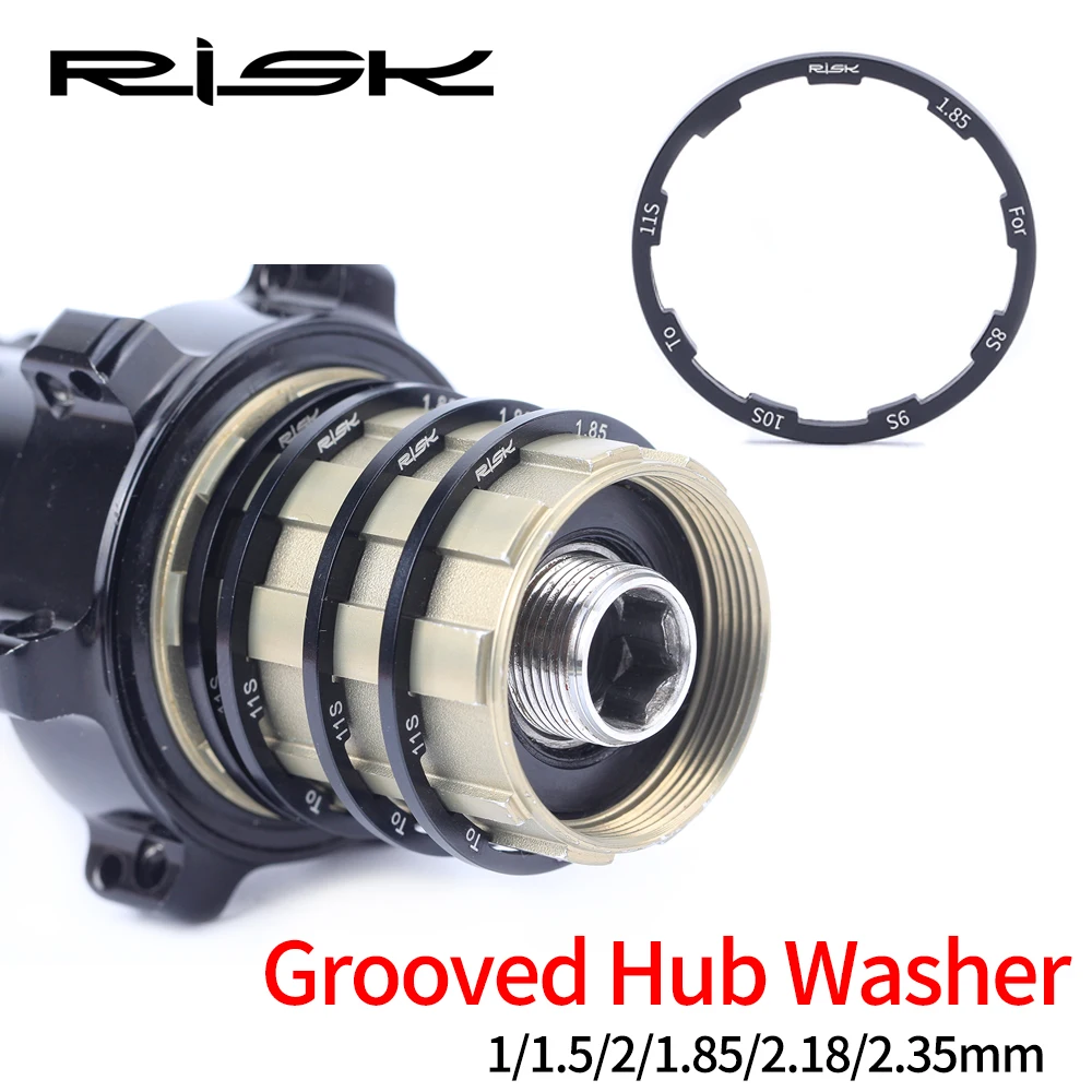 

Bicycle Hub Spacers MTB Road Bike Flywheel Gasket Ultralight Aluminium Bottom Bracket Freewheel Washer 1/1.5/2/1.85mm 10S 11S
