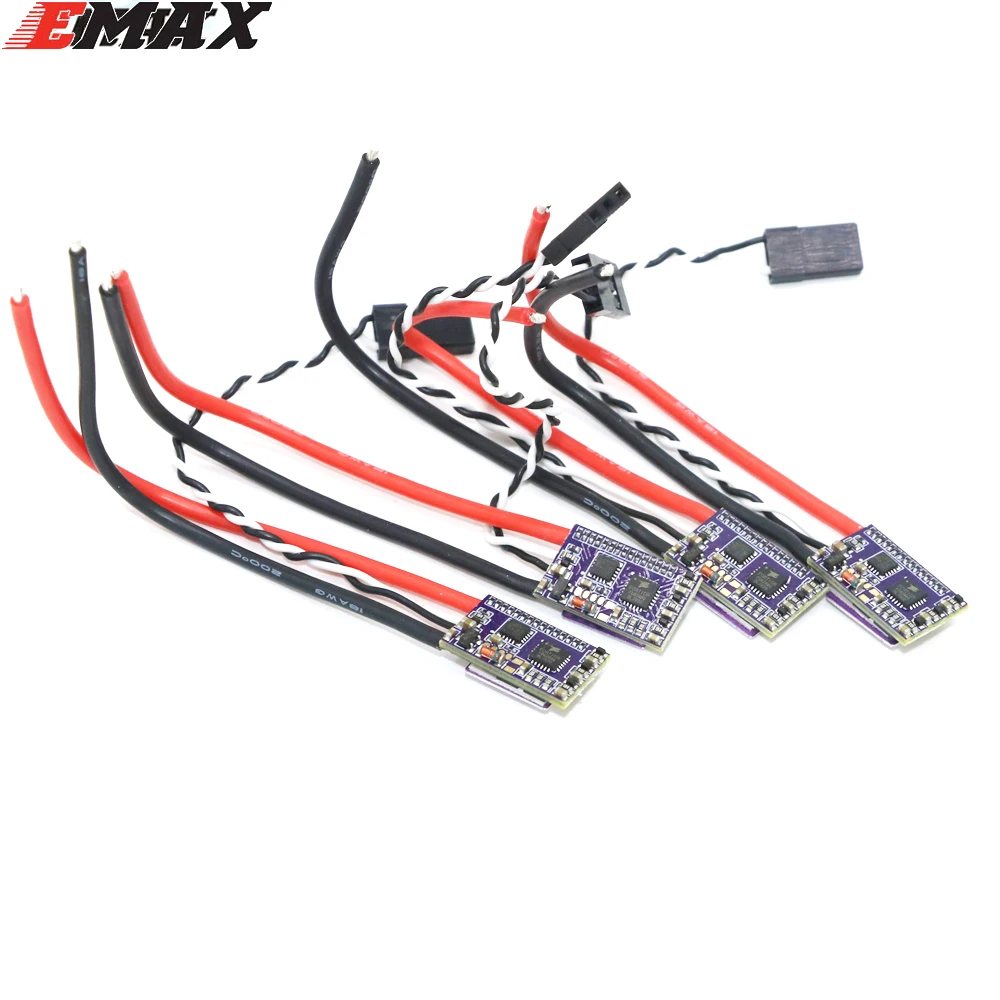 4 компл./лот EMAX пуля Скорость контроллер ESC 6A/12A/15A/20A/30A/35A Поддержка DSHOT для Мультикоптер Квадрокоптер с FPV