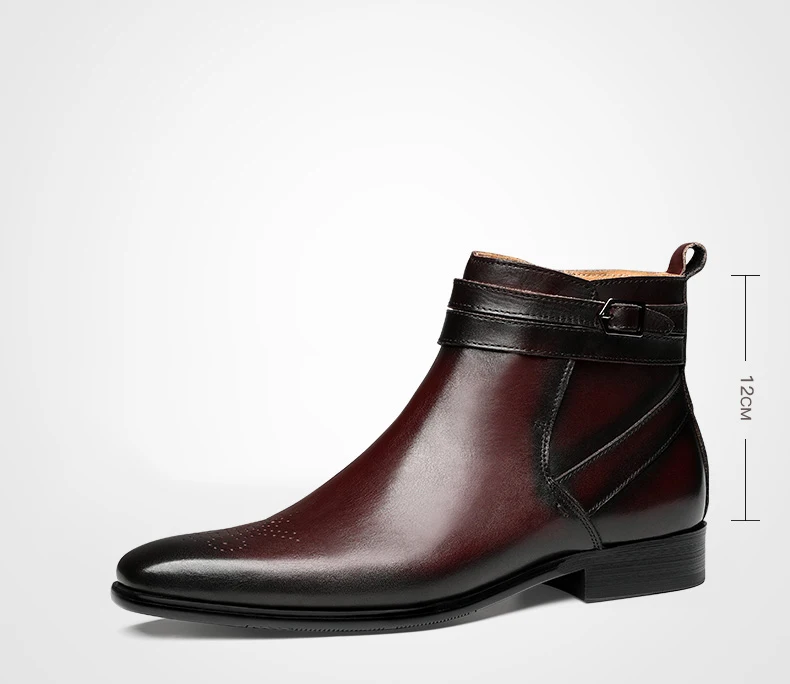 MYCOLEN/Лидер продаж; зимние Роскошные Дизайнерские мужские зимние ботинки; мужские деловые мужские ботинки ручной работы из натуральной