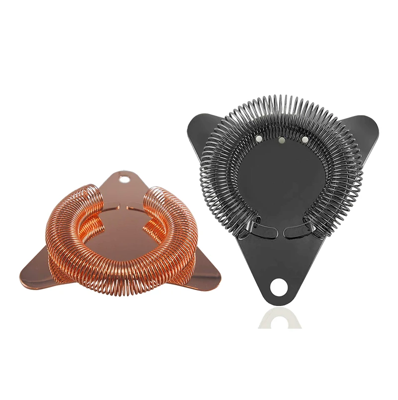 

Triangular Bar Cocktail Strainer Hawthorne Cocktail Strainer - Stainless Steel Strainer for Home or Professional Bartenders and