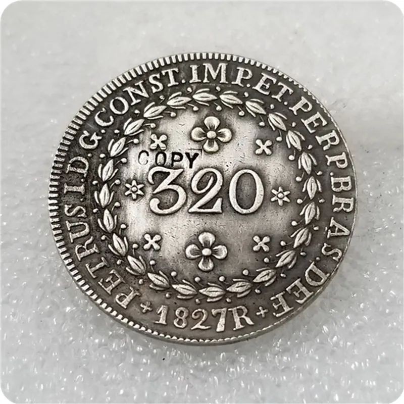 1827 Brazil 320 Reis COPY COIN | Дом и сад