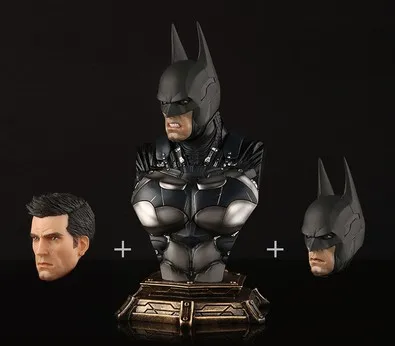 Estartek 1/3 смолы Бэтмен Агам рыцарь коллекция гаража комплект статуи - Цвет: Черный