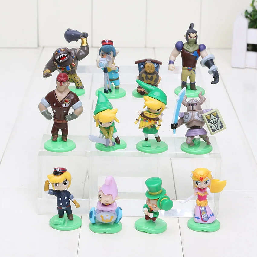 

4-6cm 12pcs/lot Link Choco Egg Gashapon PVC Action Figure Collection Model Toys Doll Excellent Gift for Kids