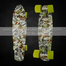 Скейтборд longboard 2" ретро мини скейт-грузовики deskorolka профессиональная рыбалка скейтборд пластик полный планшет de skate