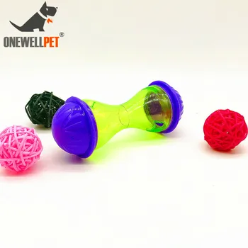 

Pet Toys Dog Food Leakage Toy Bone Training Puzzle Toy Anti-biting Interactive Transparent Plastic Feeding Small Cat Dogs Toys