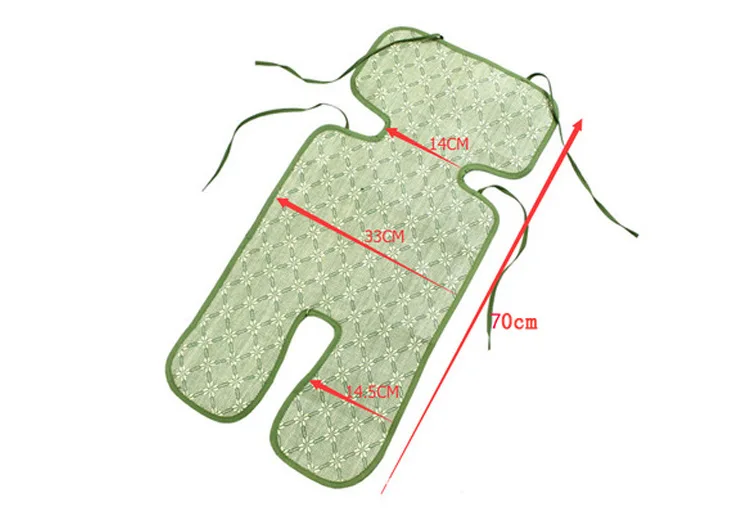 Летний коврик для сна дышащий детский льняной коврик зеленый матрац для детской коляски настил на коляску коляска автомобильный прицеп высокий стул детская коляска