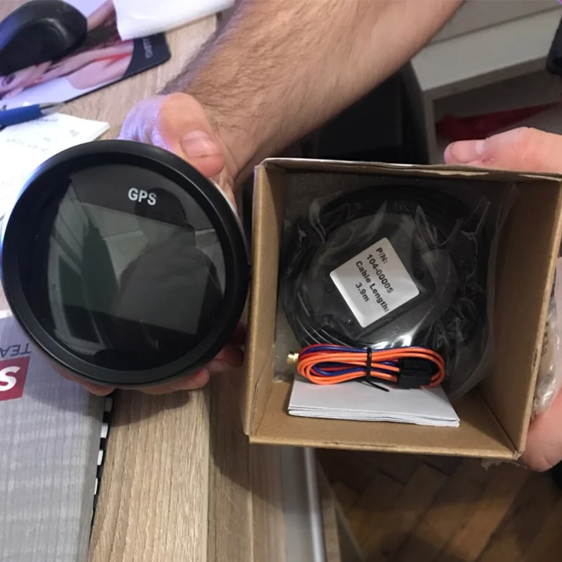 85 мм Цифровой Автомобильный спидометр GPS для лодки одометр скорость датчик 0 999