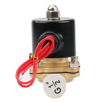 

1/2" AC 220V Electric Solenoid Valve Pneumatic Valve for Water Oil Air NC 2W-160-15