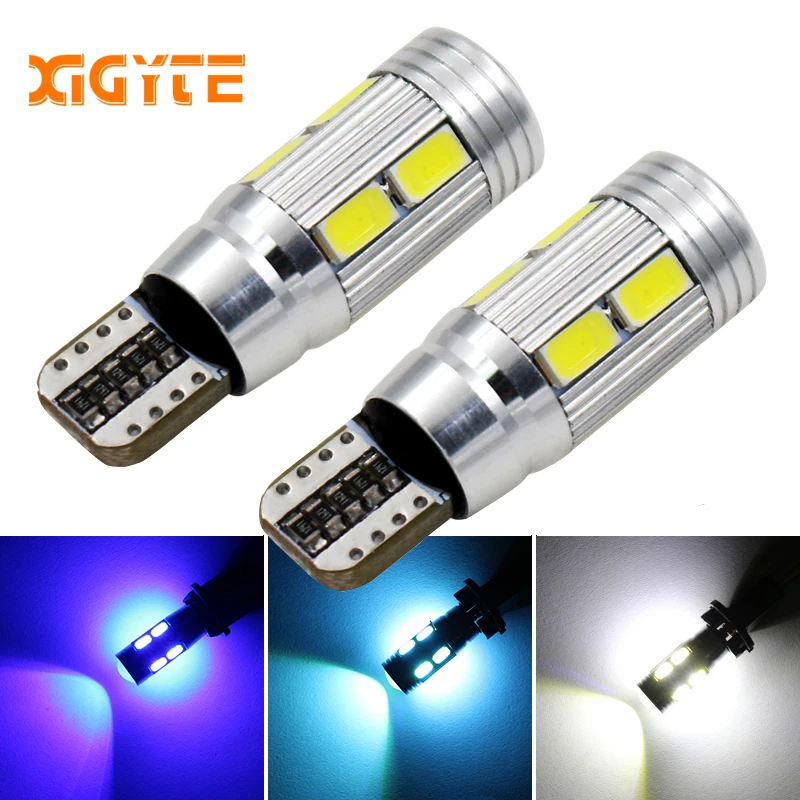 2 шт. стайлинга автомобилей авто светодиодный T10 Canbus 194 W5W 10 SMD 5630 Светодиодный