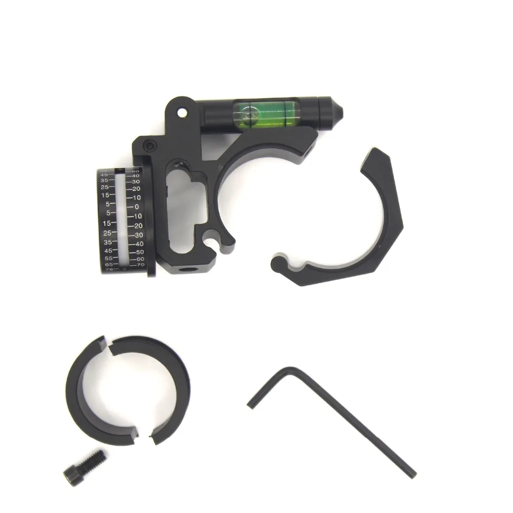 Anel de Montagem Melhor Rifle Bolha Nível Scope Ângulo Indicador se Encaixa 1 Polegada - 30mm Esquerda Direita Acampamento Caça Anti-cant 18 Melhor rifle bolha nível scope ângulo indicador