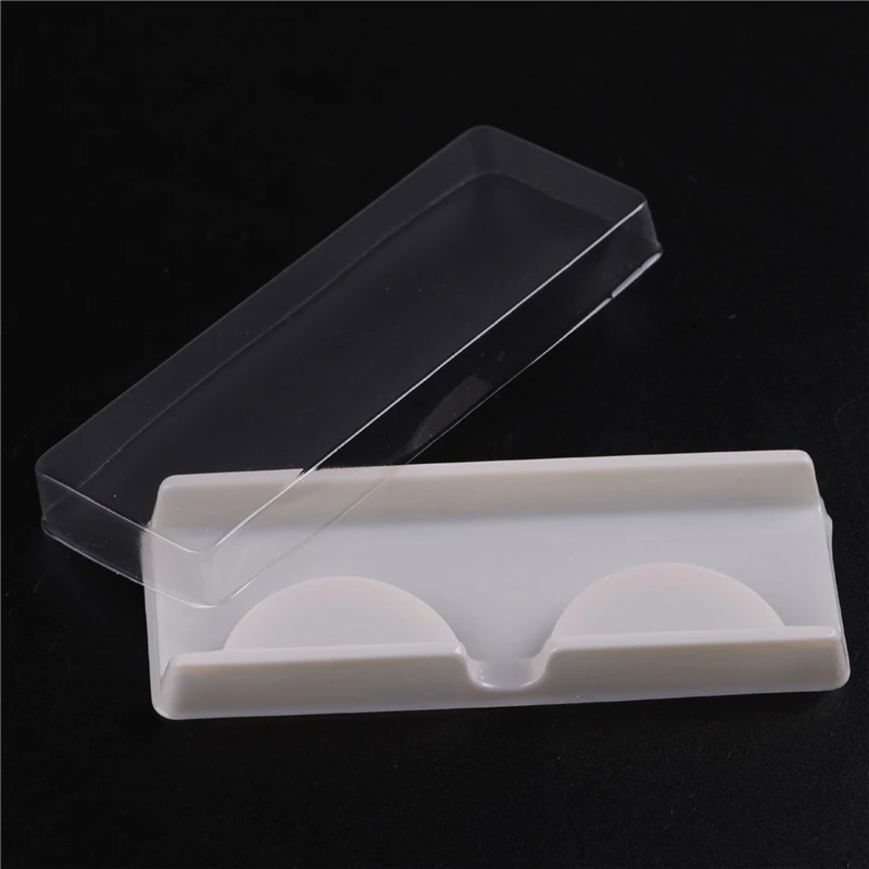 

10 Sets/Lot False Eyelash Storage Packing Box Eyelash Boxes Transparent Empty Lash Case Reuseable Plastic Lash Storage