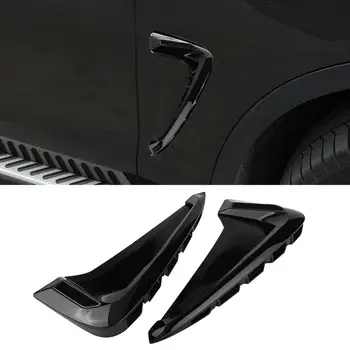 

Car-styling ABS Front Fender Side Air Vent Cover Trim For BMW X Series X5 F15 2014-2017 Shark Gills Side Vent Accessories