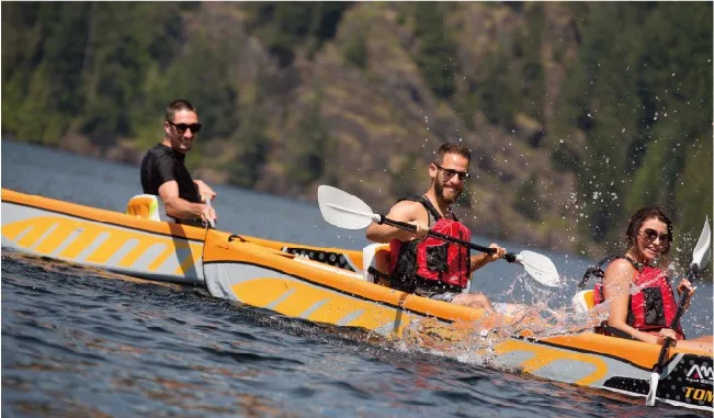 Бесплатная доставка Aquamarina надувная Tomahawk 10'8 "Каяк Лодка дрейфующая лодка