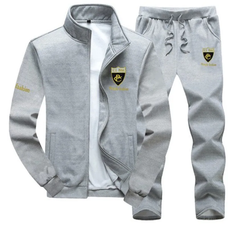 Brand Men Sets Fashion Autumn Spring Sporting Suit Sweatshirt+Sweatpant Tracksuit Men`s sportswear Clothing 2 Pieces Sets M-4XL