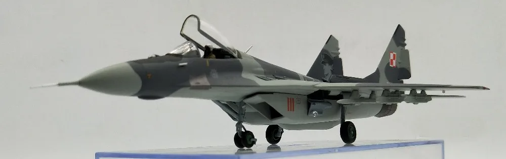 Редкое Специальное предложение 1: 72 польские ВВС российские MiG-29A фулкрум истребитель статического готового сплава Коллекционная модель