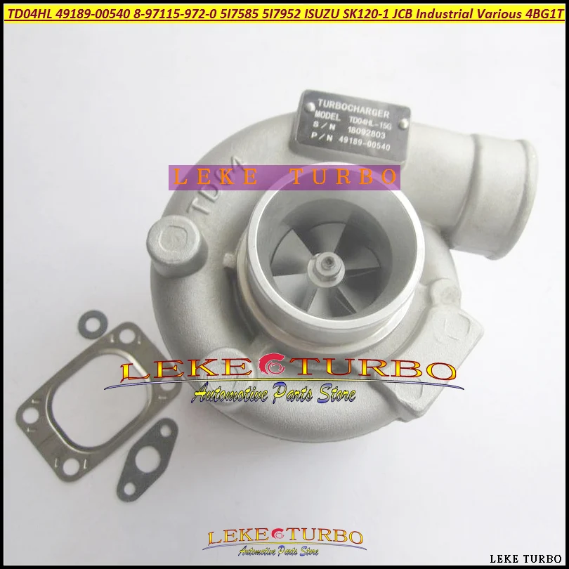 Turbo TD04HL 49189-00540 8971159720 5I7585 5I7952  For ISUZU SK120 SK120-1 JCB Industrial Various Construction 4BG1T (6)