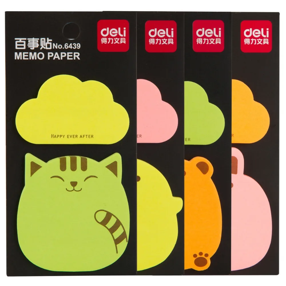 

Deli Stationery Sticker Kawaii Memo Pad Stickers Scrapbooking Stickers Planner Sticky Notes Office School Supplies