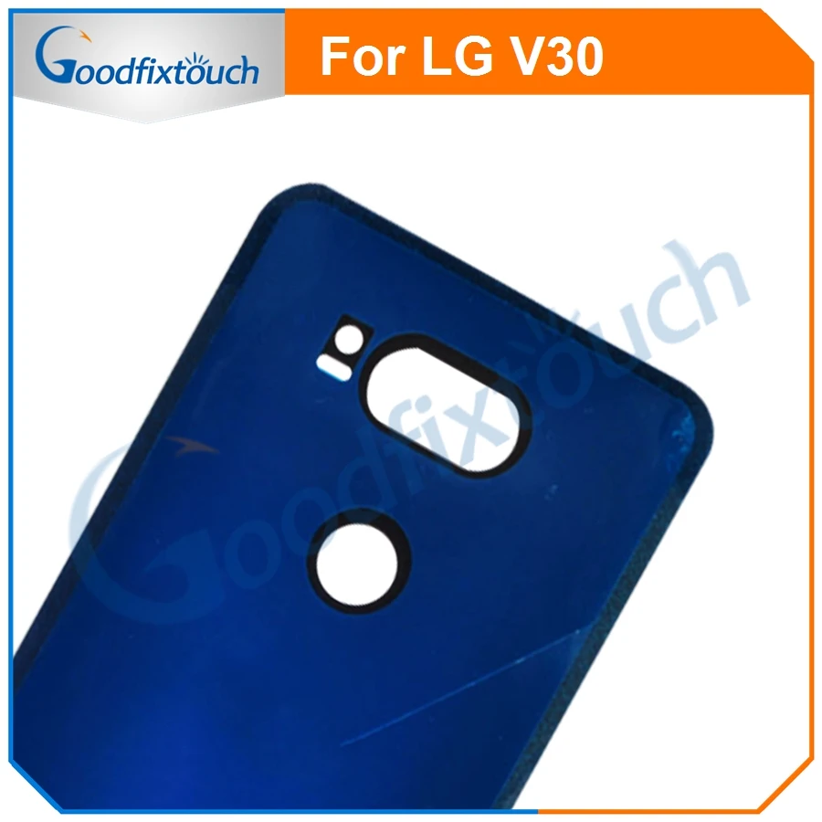 For LG V30 Back Cover Battery Door Back Housing Rear Case Assembly With Camera Lens glass Touch ID Fingerprint Flex Cable (15)