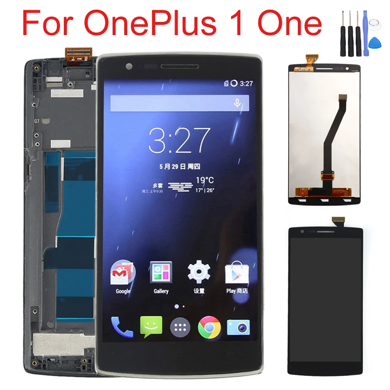 

For OnePlus One LCD Screen A0001 LCD Display Touch Screen Digitizer For oneplus one Display Replacement For One Plus One Display
