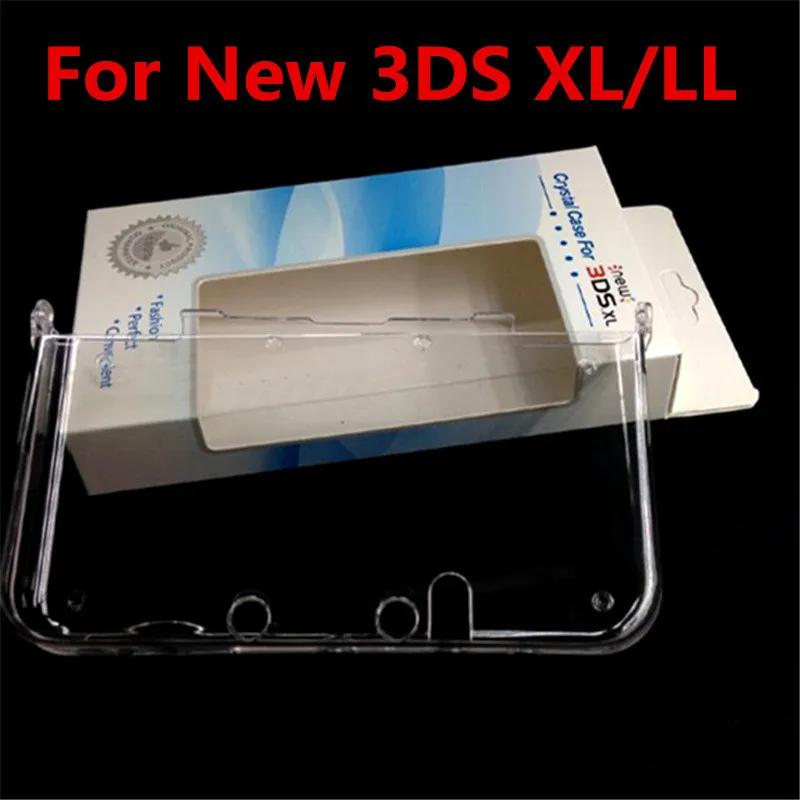 

Hard Plastic Protection Split Crystal Case For Nintend New 3DS XL/LL Console Clear Shell Skin Crystal Cover Case Game Accessory