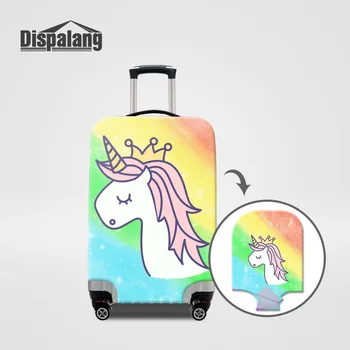 

Dispalang Cartoon Elastic Luggage Cover for 18''-30'' Trunk Case Unicorn Print Suitcase Protective Cover Travel Accessories