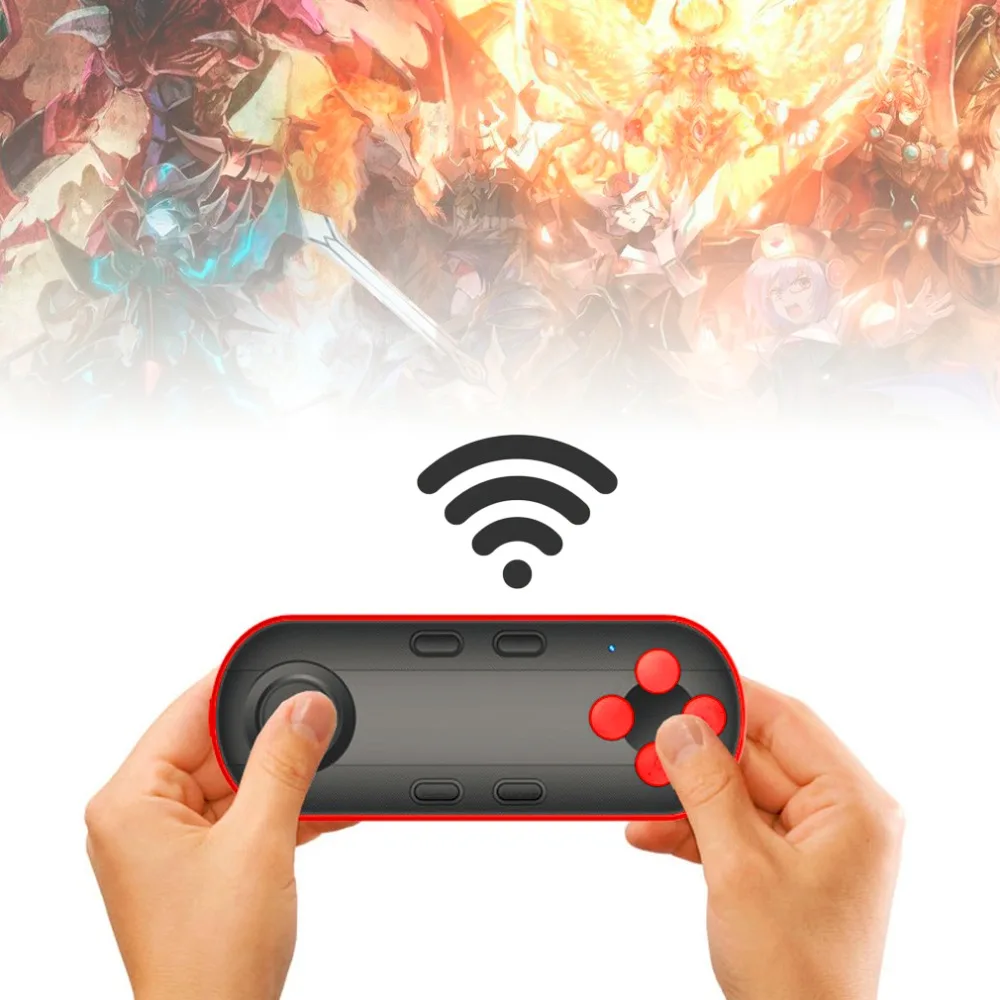 

High-tech Trendy Virtual Reality Game Pad Controller Bluetooth Wireless Shutter Game Gamepad Portable Control Joystick