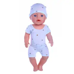 Одежда для кукол 43 см, милая сиамская кукла + шапка, одежда для детей, подарки на день рождения n959