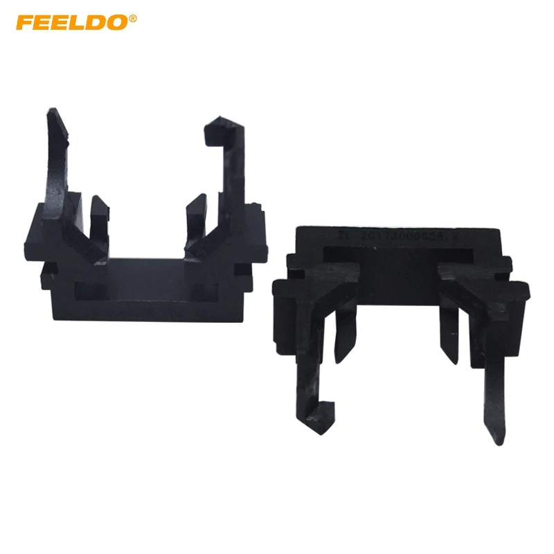 

FEELDO 2Pcs Car H1 LED Bulb Adapter Holder Base For Ford Focus Fiesta Mondeo H1 Halogen Upgrade to LED Socket #5542