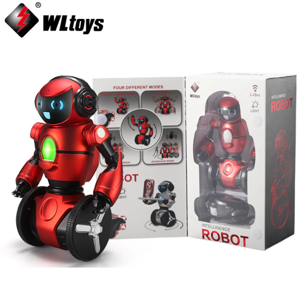 

Original WLtoys F1 2.4G RC Robot Toys 3-Axis Gyro Intelligent Gravity sensor Intelligent Balance RC Smart Robot Kids Toy