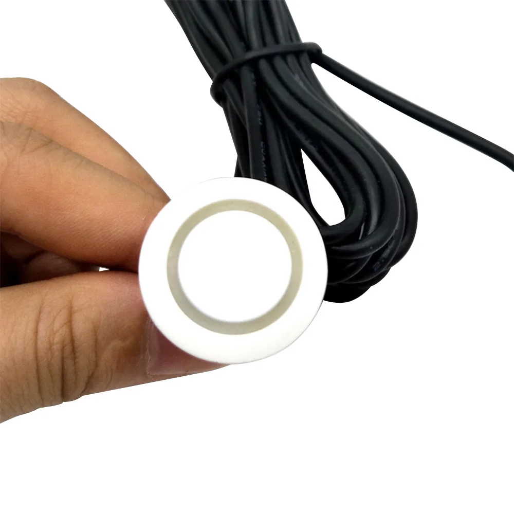 

DER-6 Visible Sensors Parking No Drill Hole Saw 19mm Car Alarm Systems Security Reverse Radar Sound Alert Indicator System Kit
