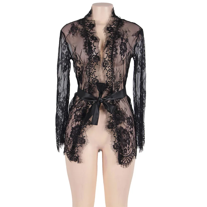 Lace Sleepwear Gown5