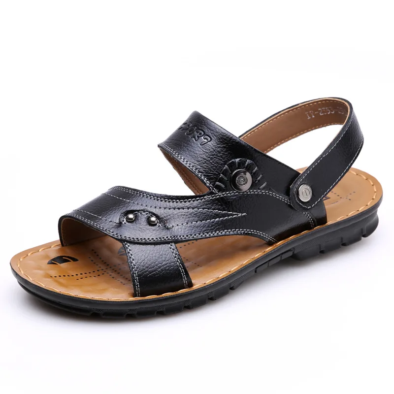 Sandalias de Hombre, antideslizantes, delicadas, de costura, zapatos informales para Hombre 