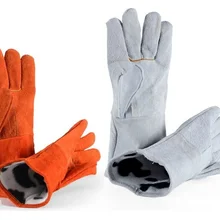 Одежда из воловьей кожи нагревательная с защитой изоляции сварочные защитные рабочие перчатки