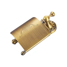 Держатели для бумаги, твердые античные бронзовые полотенца, бумажный держатель рулона, бумажная стойка, настенные аксессуары для ванной комнаты, бумажный держатель для салфеток