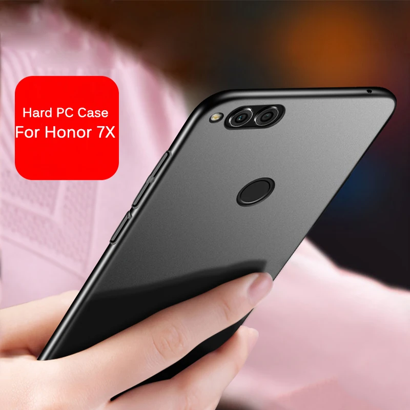 Чехол для Huawei Honor 7X полное покрытие жесткий матовый чехол Fundas Capa на бампер
