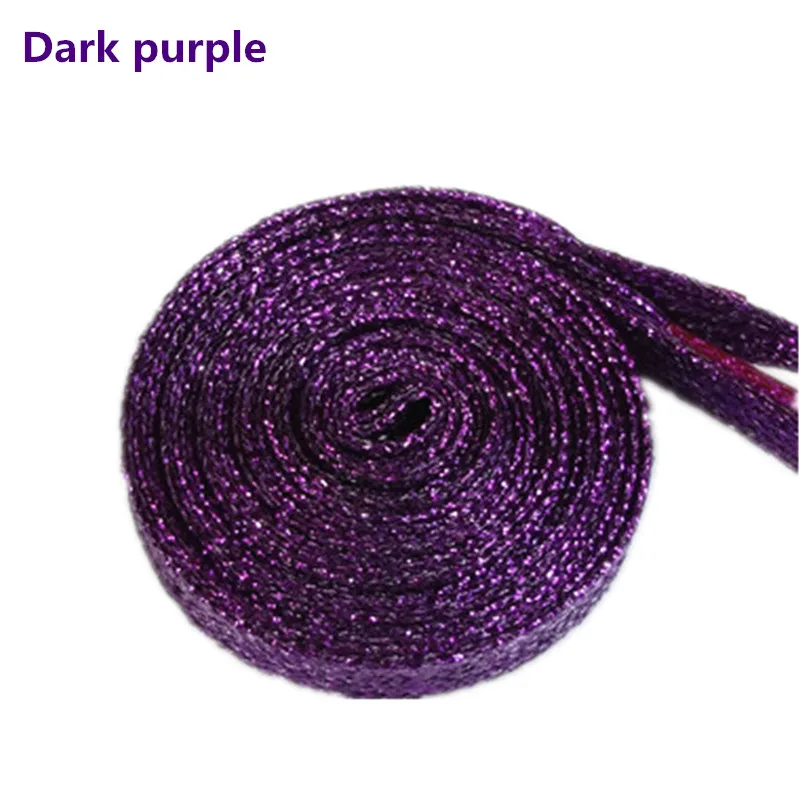 cadarços brilho brilhante bootlaces sparkly plana laços cor de natal cadarços