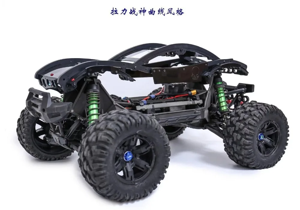 Ql Super Nylon Roll Cage Roll Bar Sway Bar Spring Wheelie Bar For 1/5 Scale Traxxas Xmaxx Xmaxx