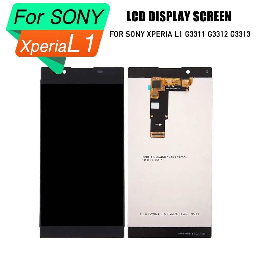 PrepairP lcd screen for sony xperia L1 digitizer display assembly G3311 G3312 G3313 | Мобильные телефоны и аксессуары